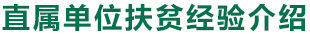 直屬單位扶貧經(jīng)驗介紹