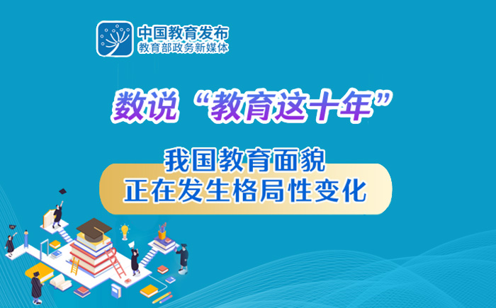 數(shù)說“教育這十年”：我國(guó)教育面貌正在發(fā)生格局性變化